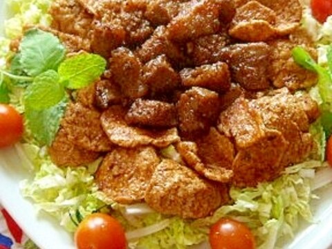 甘辛ヘルシー☆おからこんにゃくと大豆ミートの照焼